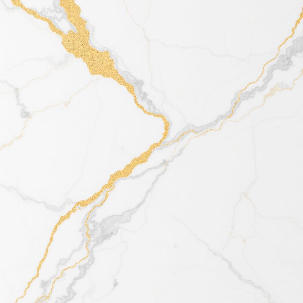 Calacatta Laza Quartz sample