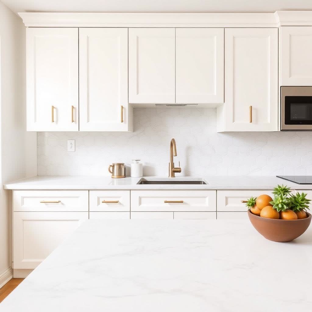 Warm Modern White kitchen palette inspiration