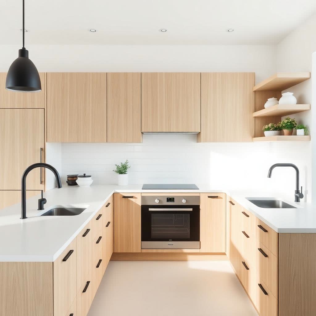 Scandinavian Oak kitchen palette inspiration